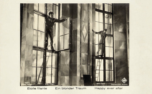 Willy Fritsch and Willi Forst in Ein blonder Traum (1932)