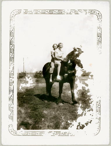 Two Girls on a Horse