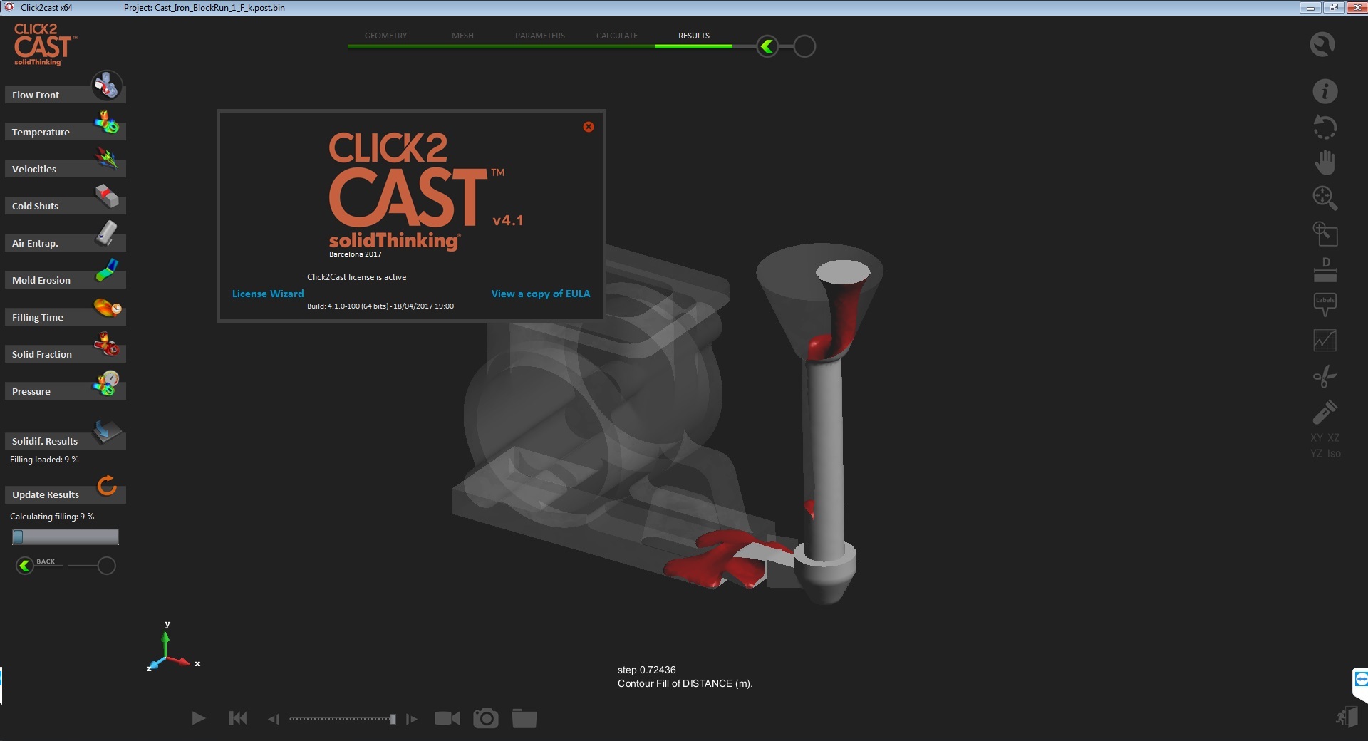 Working with solidThinking Click2Cast v4.1.0.100 full crack