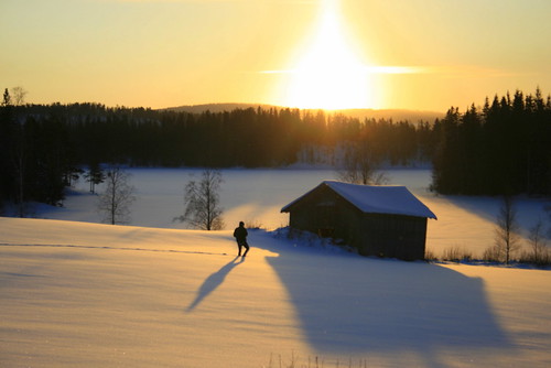 winter sunset snow vinter snö solnedgång norrlandörnsköldsvik ginordic1