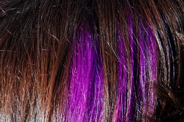 purple streaks