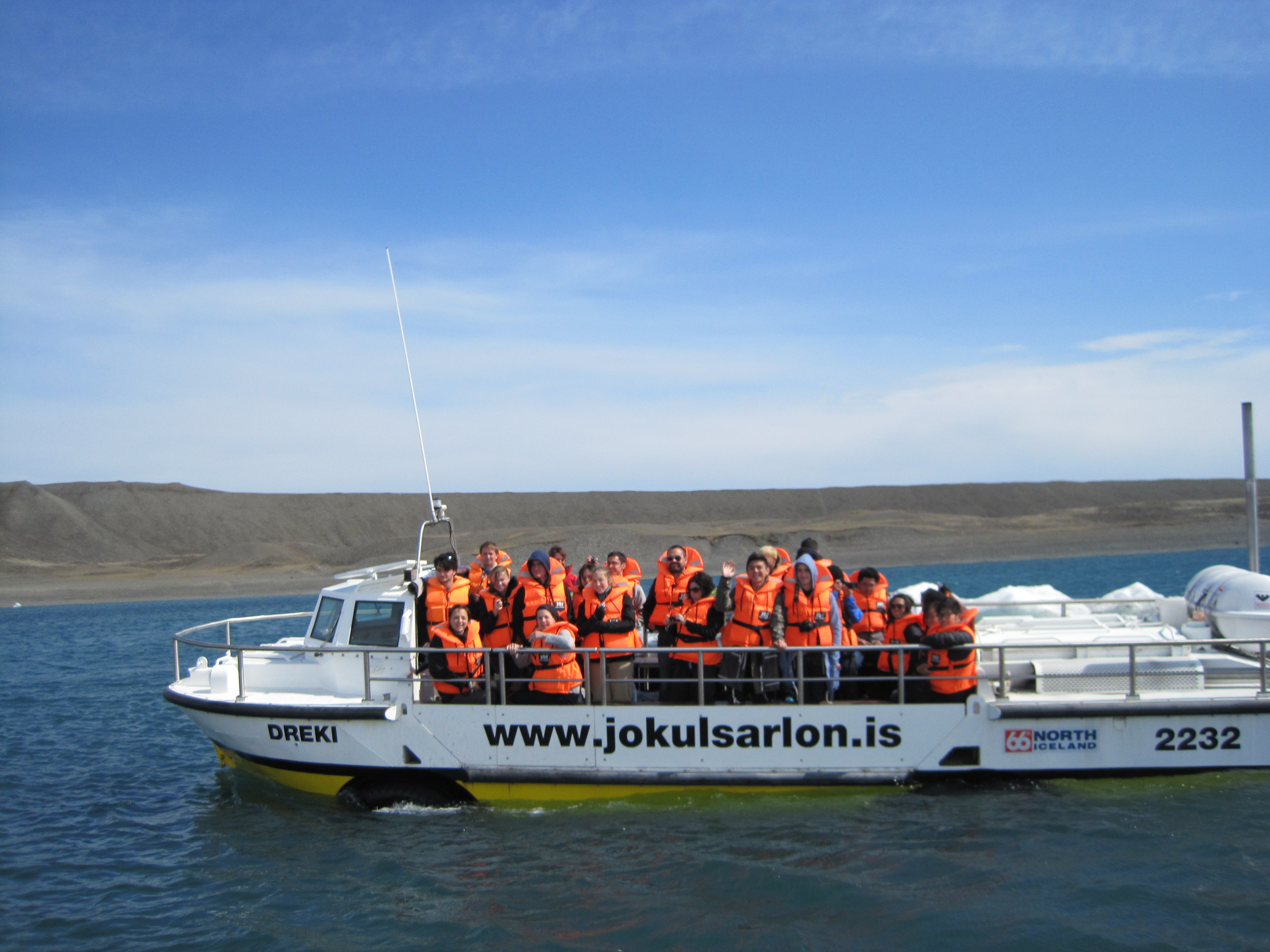 Boat tour to the Jokulsarlon Glacier Lagoon