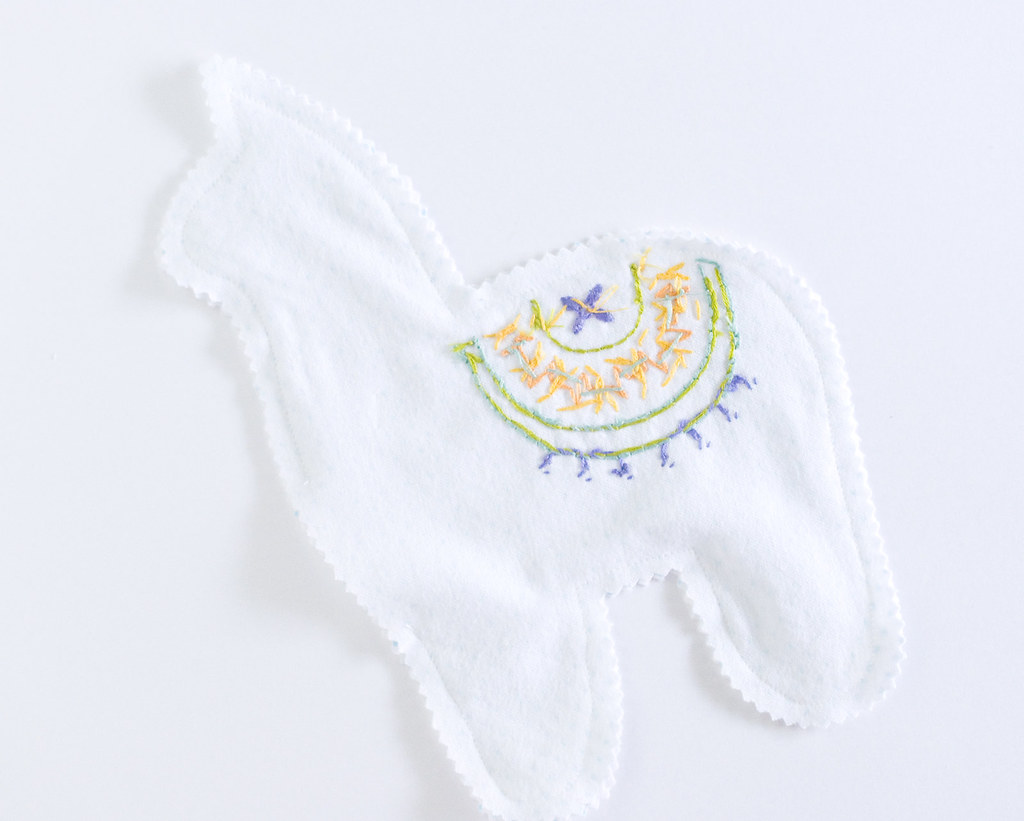 Embroidered Alpaca Plush