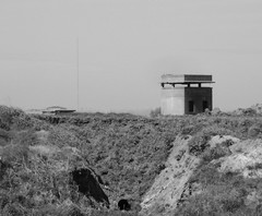 Fire Control Tower, Battery Mercer, Fort San Jacinto, Galveston, Texas 0306101224BW