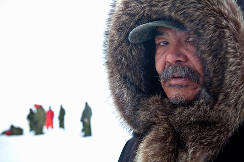 snow man fur person eyes ranger military documentary canadian arctic stare inuit rangers nunavut patrol alert parka canadianforces higharctic wardhuntisland
