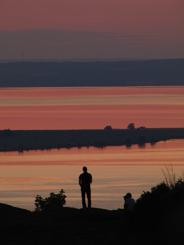 sunset nature landscape dawn view sweden natur swedish nordic sverige landschaft nord vättern landskap visingsö svenskt