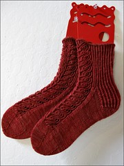 Rusty Dahlia socks