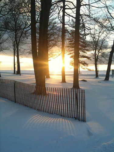 winter sunset ohio snow snowstorm louisvilleohio iphonephoto takenwithaniphone