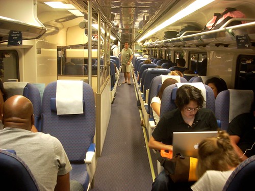 Busy Amtrak Pacific Surfliner