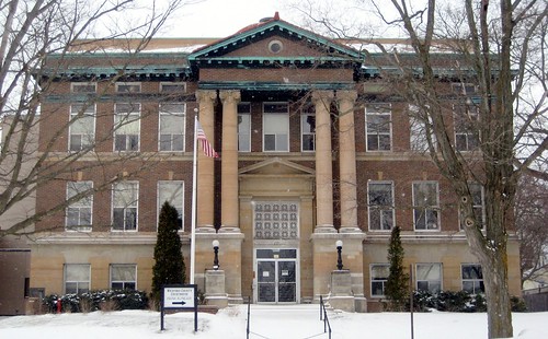 michigan cadillac courthouse smalltown wexfordcounty constructed1913