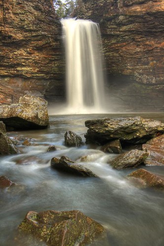 creek waterfall arkansas hdr cedarcreek petitjean cedarfalls