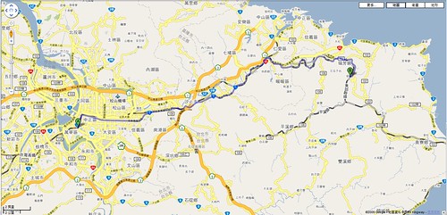 台北到侯硐map01