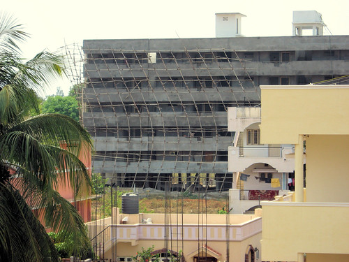 india view bangalore scaffold karnataka 2009 whitefield steiger brindavan niketan bengaluru kadugodi