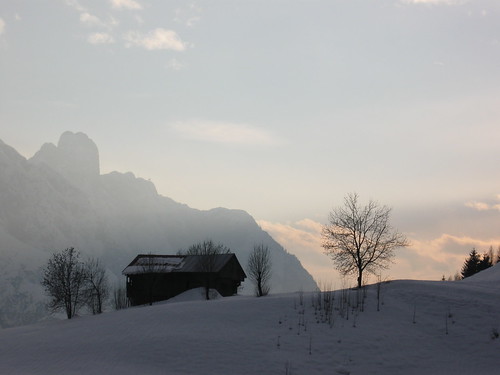 winter sunset snow tramonto fienile cadore comelico a590is