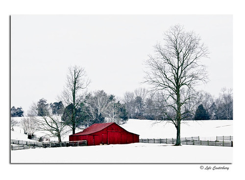 county wood winter red snow barn fence print landscape countryside photo wooden farm barns scenic indiana jackson hills countryroadsphoto lylecanterbury