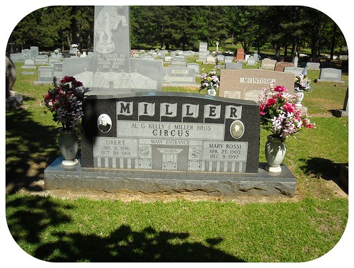oklahoma cemetery grave circus hugo mtolivetcemetery showmensrest