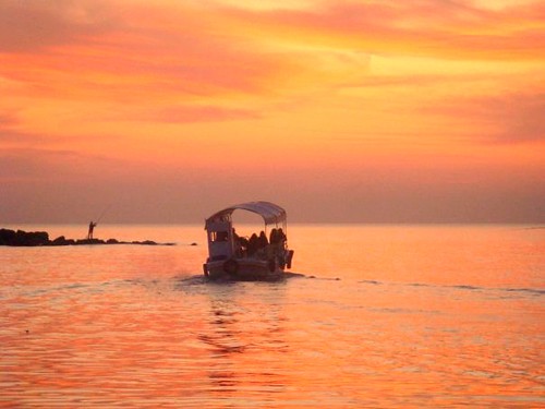 sunset sea summer lebanon boat fishing mediterranean byblos