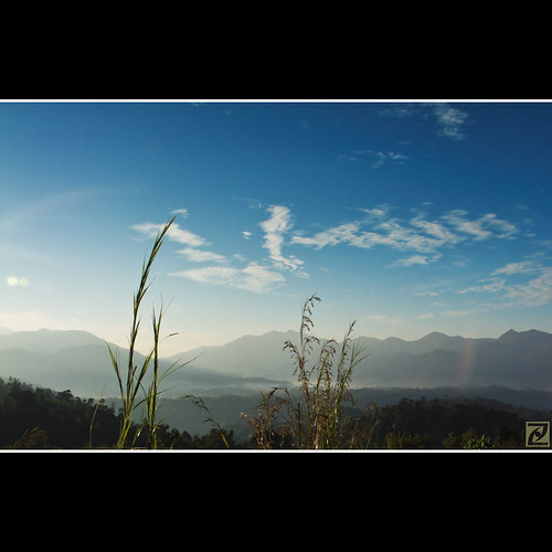 sky mist mountain clouds sunrise dawn top hills malaysia fujifilm pahang bukit tinggi s100fs