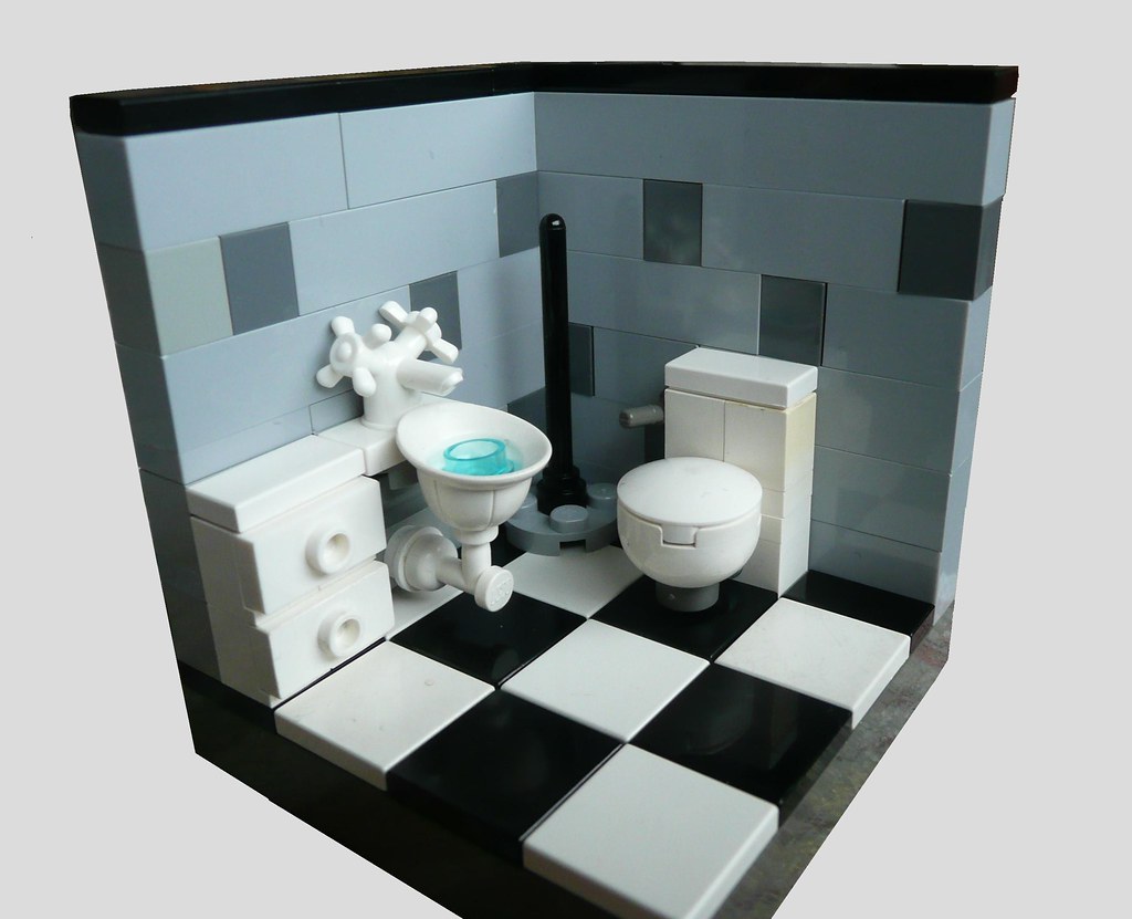 Details about   Toilet Bath Room Paper WC Loo Water Closet John Powder MOC MADE OF LEGO BRICKS 
