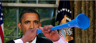 Obama: The Human Vuvuzela