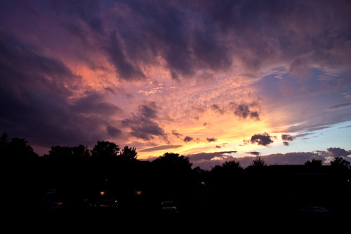 sunset sky clouds virginia harrisonburg
