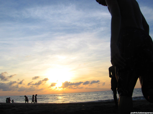 sunset sea beach philippines ilocos