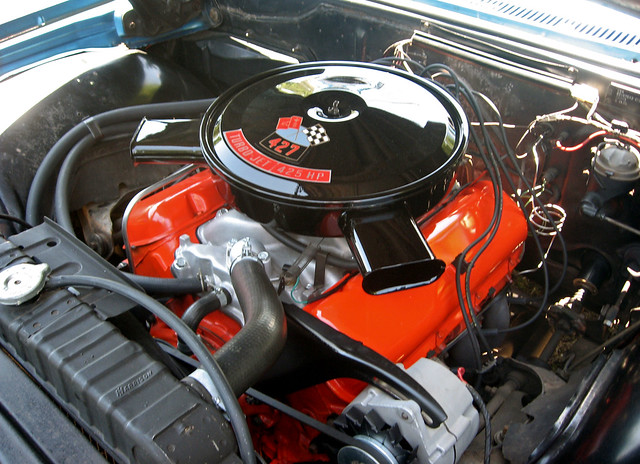 1966 Chevrolet Caprice L72 hardtop engine | Flickr - Photo Sharing!