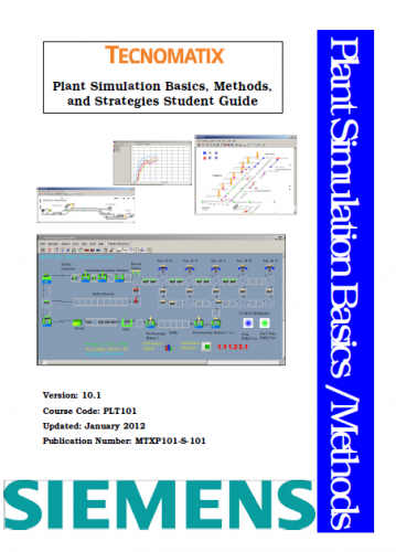Tecnomatix Plant Simulation basics methods and strategies student guide + Code