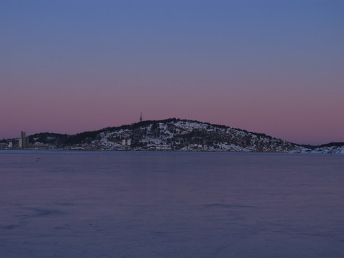 pink winter sunset snow ice norway canon geotagged island kristiansand g11