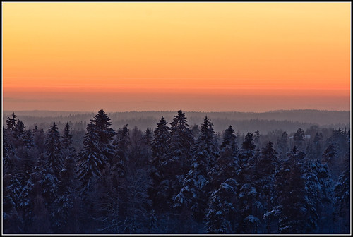 winter sunset suomi finland talvi auringonlasku lohja virkkala kukkumäki