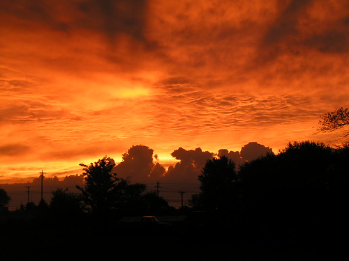 clouds sunrise indiana