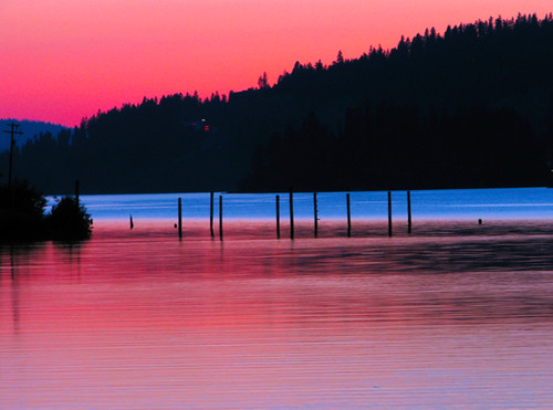 sunset lake idaho coeurdalene lakecoeurdalene wolflodgebay jakedonahue