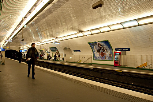 Saint-Lazare, Metro Station Paris