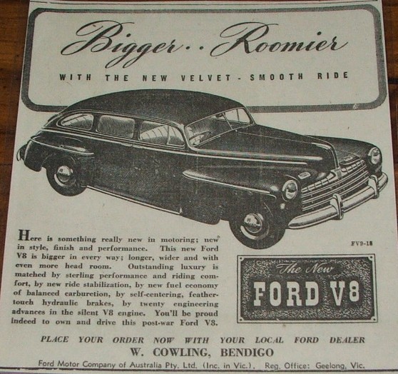 Ford v8 advertisements #6
