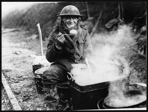 Army rations, Western Front, during World War I