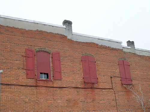 red chimney building brick window stain architecture virginia postoffice structure shutters charlottecounty drakesbranch