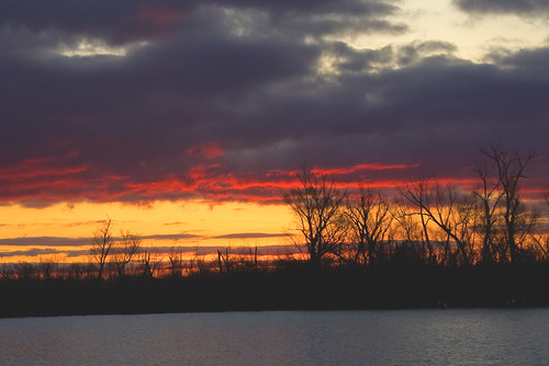 red sun lake clouds sunrise louisiana shreveport bickhamdicksonpark