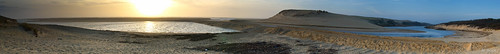 sunset sea panorama mer france sunrise landscape paysage aquitaine molietsetmaa coucherleveesoleil