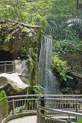 Waterfall in Kuala Lumpur bird park