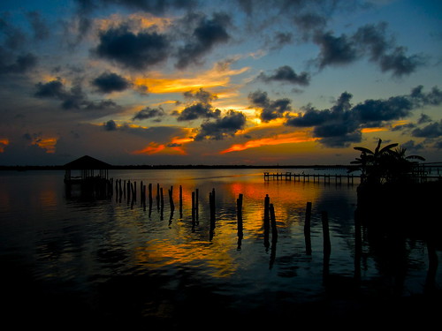 sunset sky cloud sun heron nature water weather silhouette clouds river evening pier twilight dock scenery colorful skies view florida dusk indian atmosphere explore cumulus tropical late indianriver explored opencamp aluminarte