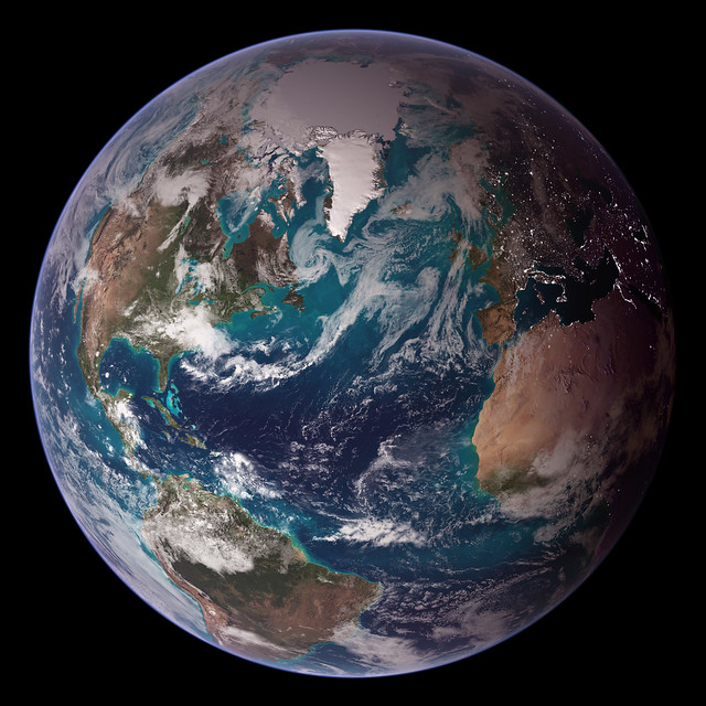 NASA Blue Marble 2007 West from Flickr via Wylio