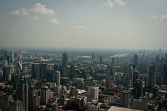 Photo from the observation platform of the Baiyoke II tower