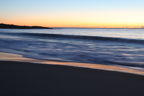 beach sunrise australia forster