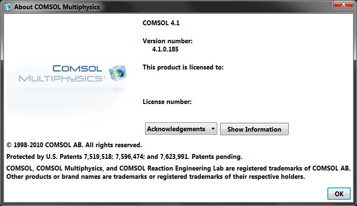 COMSOL Multiphysics 4.1.0.185 full license