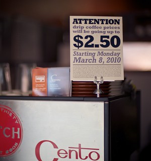 Cento's Prices (Awesome sign)