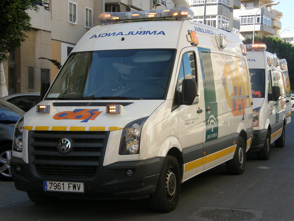 VW Crafter Ambulancia 061 Junta Andalucia