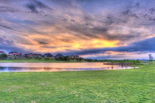 sunset sky sun lake water grass clouds dock pond nikon dusk hdr photomatix tonemapped d700 2470mmf28g