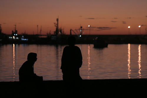 sunset amigos puerto atardecer gente ensenada malecón