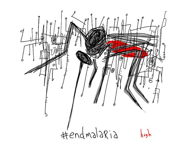 #endmalaria by @gapingvoid, in honor of World Malaria Day 2010 from Flickr via Wylio