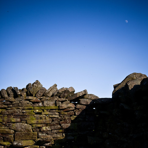 shadow sky moon wall landscape northumberland cumbria drystonewall daruma canon24105f4lis canon5dmarkii somewhereonthea689betweenhallbankgateandalston